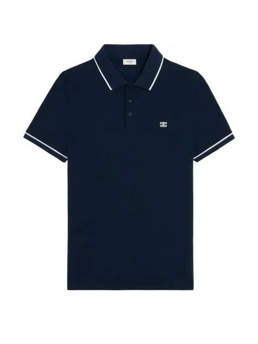 Classic Polo Shirt Navy - CELINE - BALAAN 1