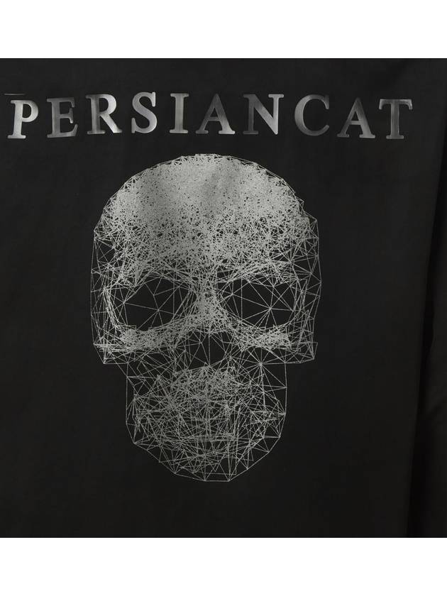 MEN Hexcurl Crew Neck Woven Sweatshirt Black - PERSIANCAT - BALAAN 6