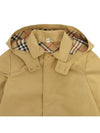 Kids Hooded Trench Coat Beige - BURBERRY - BALAAN 6