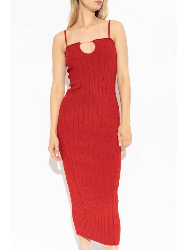 Jacquemus Strap Dress 'Sierra', Women's, Red - JACQUEMUS - BALAAN 3