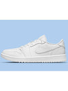 Air Jordan 1 Golf Low Top Sneakers Triple White - NIKE - BALAAN 2