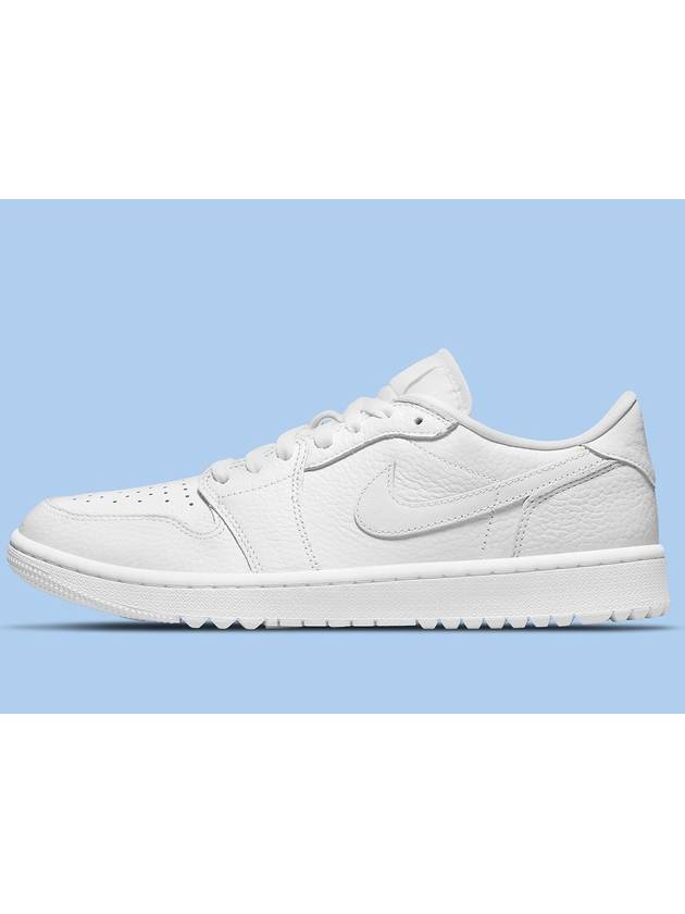 Air Jordan 1 Golf Low Top Sneakers Triple White - NIKE - BALAAN 2