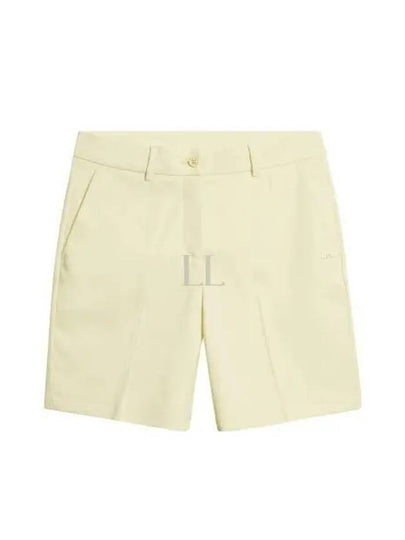 Women's Gwen Long Shorts Yellow - J.LINDEBERG - BALAAN 2