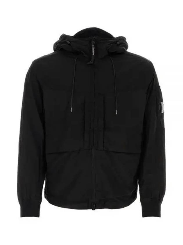 Lens Wappen Hooded Jacket Black - CP COMPANY - BALAAN 2