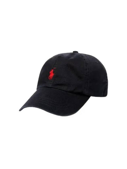 Embroidered Pony Ball Cap Black - POLO RALPH LAUREN - BALAAN 2