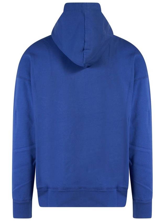 Miley Logo Cotton Hoodie Blue - ISABEL MARANT - BALAAN 3