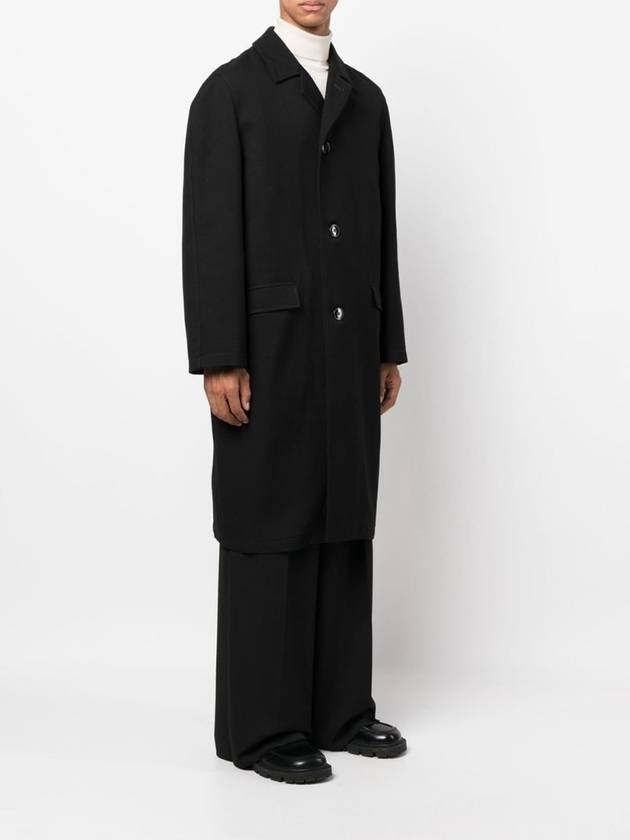 Crombie Single Coat Black - LEMAIRE - BALAAN 4