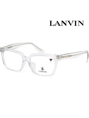 Glasses frame LNV2651LB 970 transparent horn rim square Asian fit - LANVIN - BALAAN 1