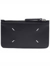 Stitch Zipper Card Wallet Black - MAISON MARGIELA - BALAAN 5