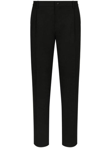 Dolce & Gabbana Slim-Fit Tailored Wool Trousers - DOLCE&GABBANA - BALAAN 1