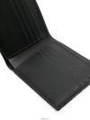 FF Fabric Leather Bifold Wallet Brown - FENDI - BALAAN 3