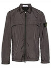 Garment Dyed Crinkle Reps R-NY Jacket Brown - STONE ISLAND - BALAAN 2