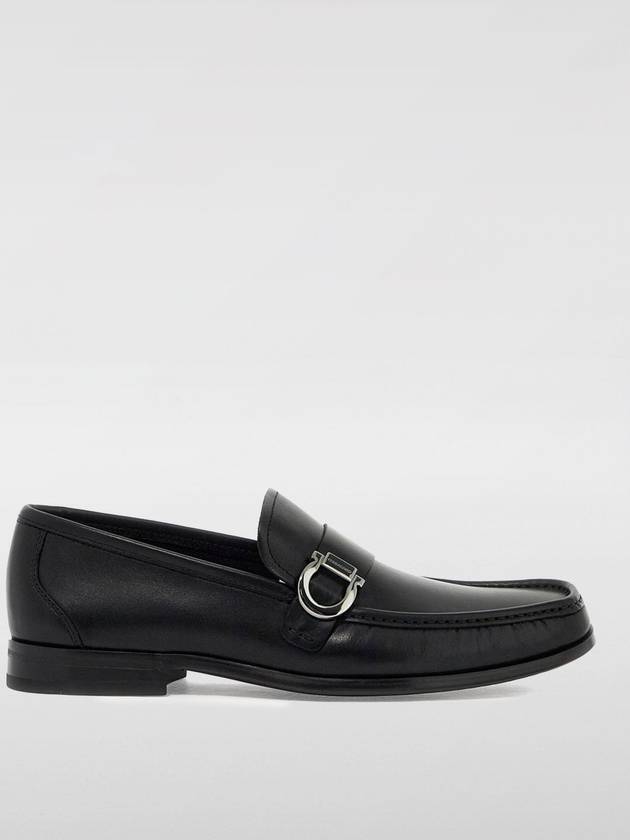 Gancini Calfskin Loafers Black - SALVATORE FERRAGAMO - BALAAN 2