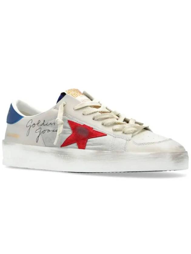 Stardan Blue Top Low Top Sneakers Ivory - GOLDEN GOOSE - BALAAN 3