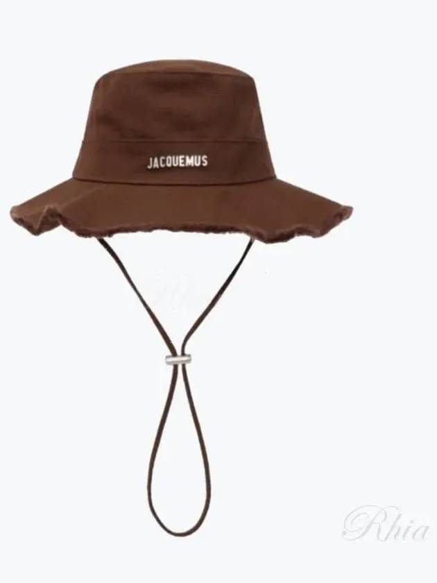 Le Bob Artichaut Cotton Bucket Hat Brown - JACQUEMUS - BALAAN 2