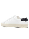 Court Classic Black Tab Low Top Sneakers White - SAINT LAURENT - BALAAN 4