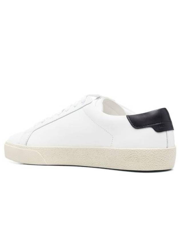 Court Classic Black Tab Low Top Sneakers White - SAINT LAURENT - BALAAN 4