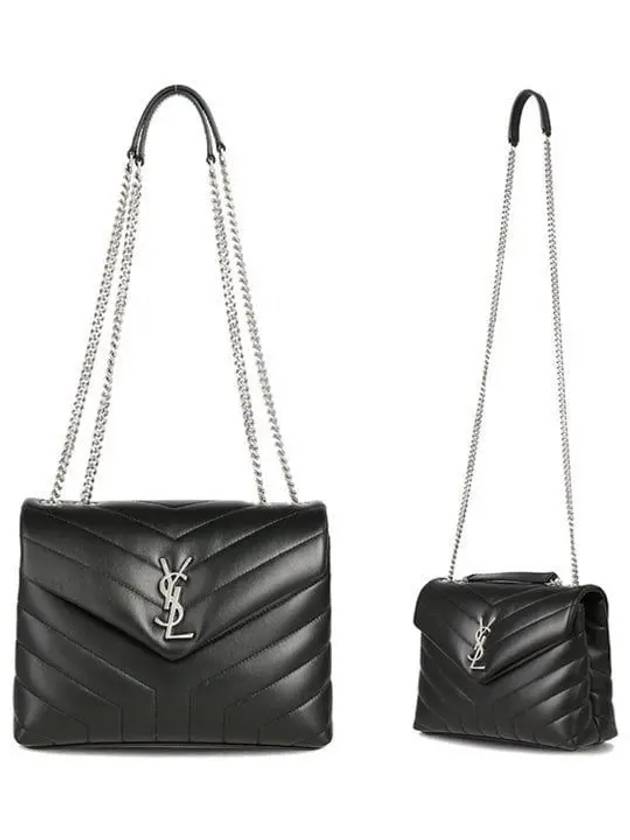 Matelasse Lulu Quilted Small Shoulder Bag Black - SAINT LAURENT - BALAAN 2