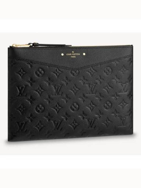 Monogram Daily Empreinte Pouch Bag Black - LOUIS VUITTON - BALAAN 2