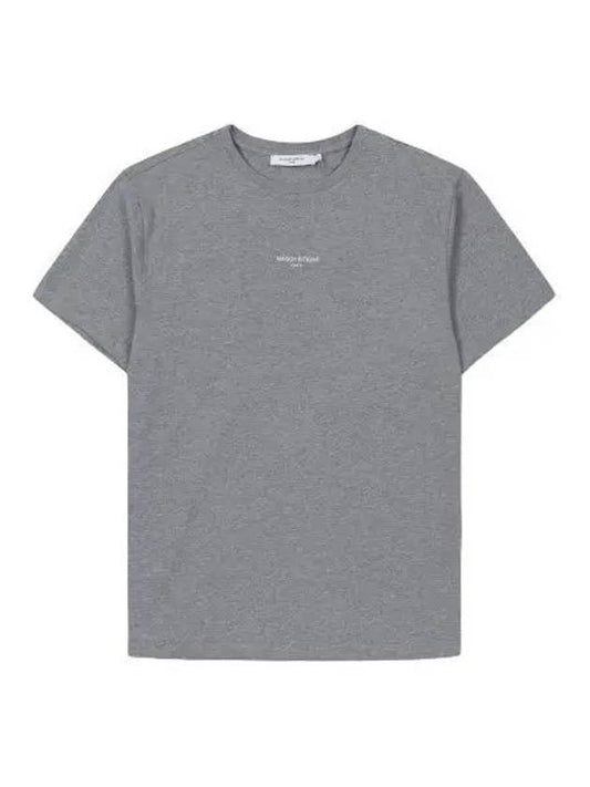 Logo short sleeve t shirt gray - MAISON KITSUNE - BALAAN 1