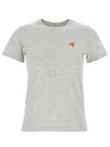 Fox Head Patch Regular Short Sleeve T-Shirt Grey - MAISON KITSUNE - BALAAN 2