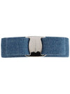 Vara Bow Hairpin Light Denim - SALVATORE FERRAGAMO - BALAAN 1