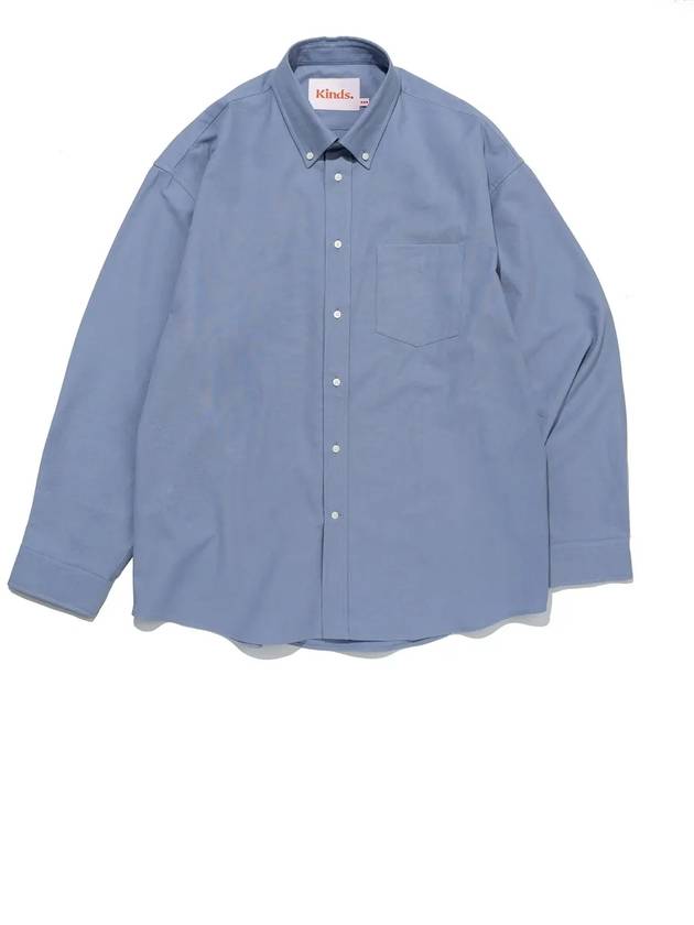 SOFT OXFORD BUTTONDOWN SHIRT SAX BLUE - KINDS - BALAAN 4