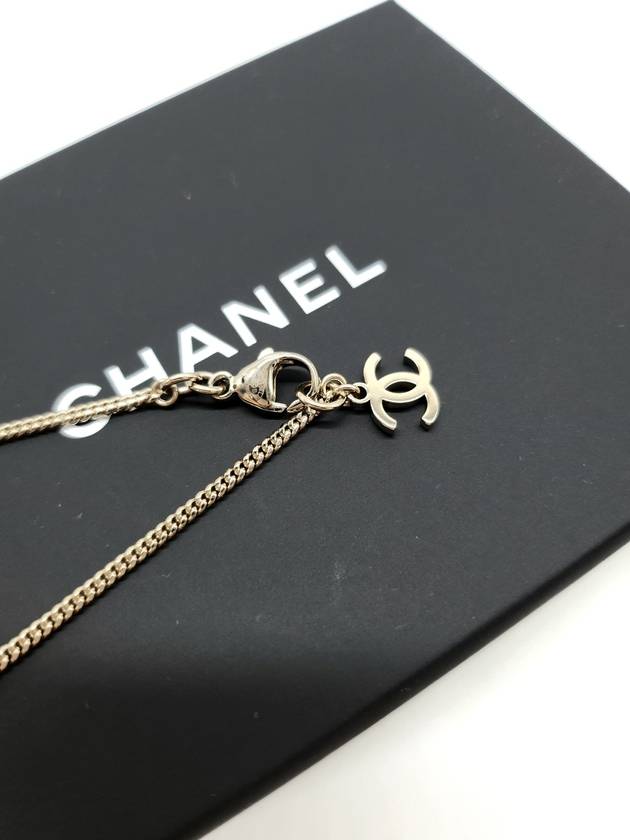 CC logo lace necklace gold black white ABE163 - CHANEL - BALAAN 8