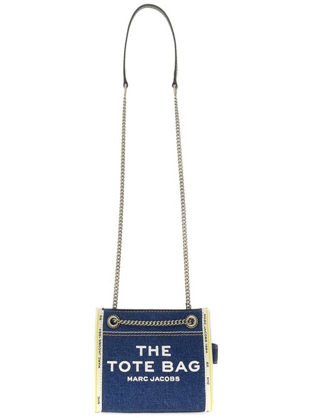 Women s Tote Bag Marc Jacobs The Denim Chain Crossbody - MARC JACOBS - BALAAN 3