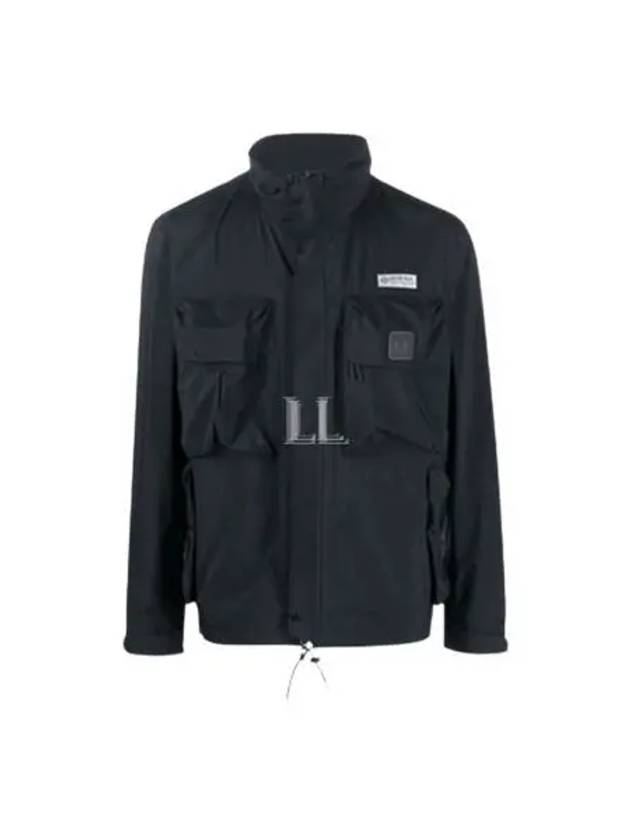 Metropolis Series Gore-Tex 3L Infinium Hooded Jacket Navy - CP COMPANY - BALAAN 2