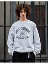 Air Force Sweatshirt Ash Gray - FLUKE - BALAAN 3