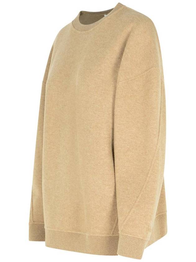 Elvira jersey crewneck knit top hazelnut brown - MAX MARA - BALAAN 3