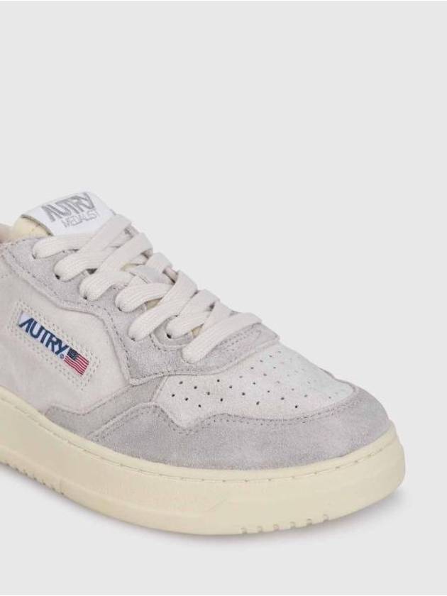 Medalist Leather Low-Top Sneakers Cream White - AUTRY - BALAAN 4