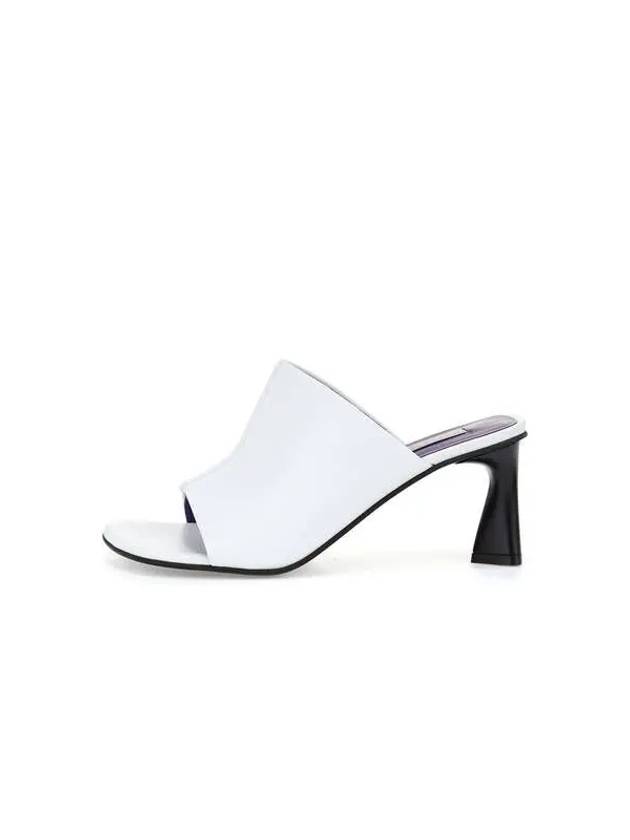 STELLA McCARTNEY ELSA OPEN TOE MULES WHITE - STELLA MCCARTNEY - BALAAN 1