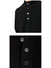 Wappen Patch Button Knit Top Black - STONE ISLAND - BALAAN 3