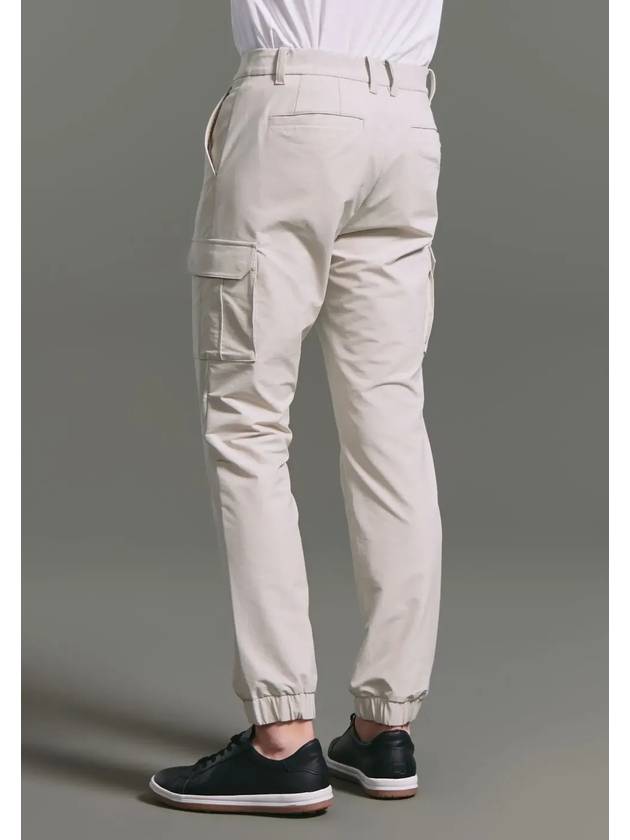 Men s Out Pocket Stretch Cargo Jogger Pants Light Beige - CLEVELAND GOLF - BALAAN 4