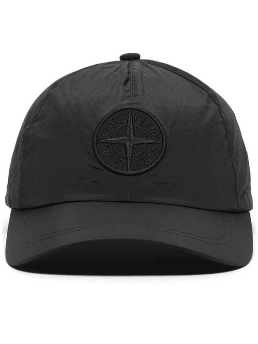 Nylon Logo Ball Cap Black - STONE ISLAND - BALAAN 2