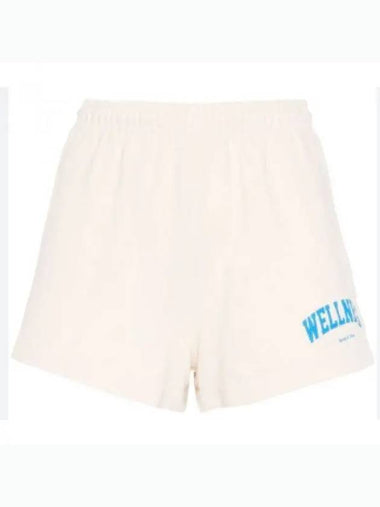 Wellness Ivy Disco Short Cream Ocean SHAW2313CR Shorts - SPORTY & RICH - BALAAN 1