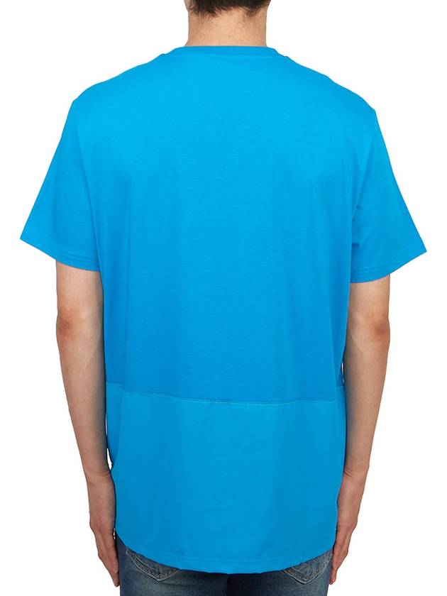 Clint Men s Short Sleeve T Shirt PMTSRE08 BLUE JEWEL - PARAJUMPERS - BALAAN 3