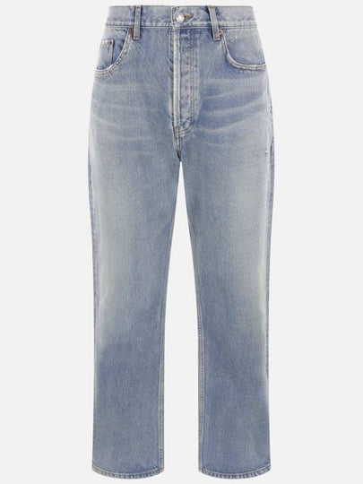 Loose Fit Mid Rise Jeans Blue - SAINT LAURENT - BALAAN 2