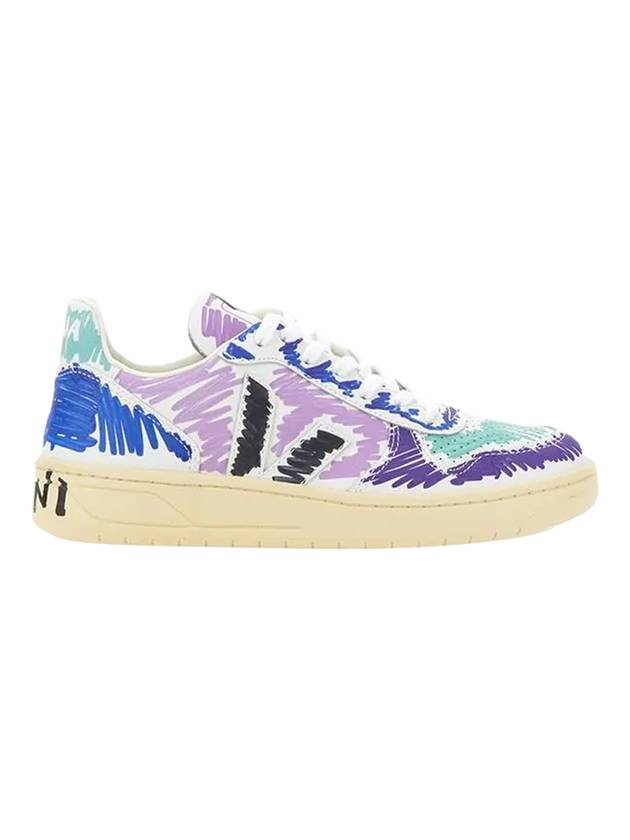 Sketch Leather Low-Top Sneakers - MARNI - BALAAN 1