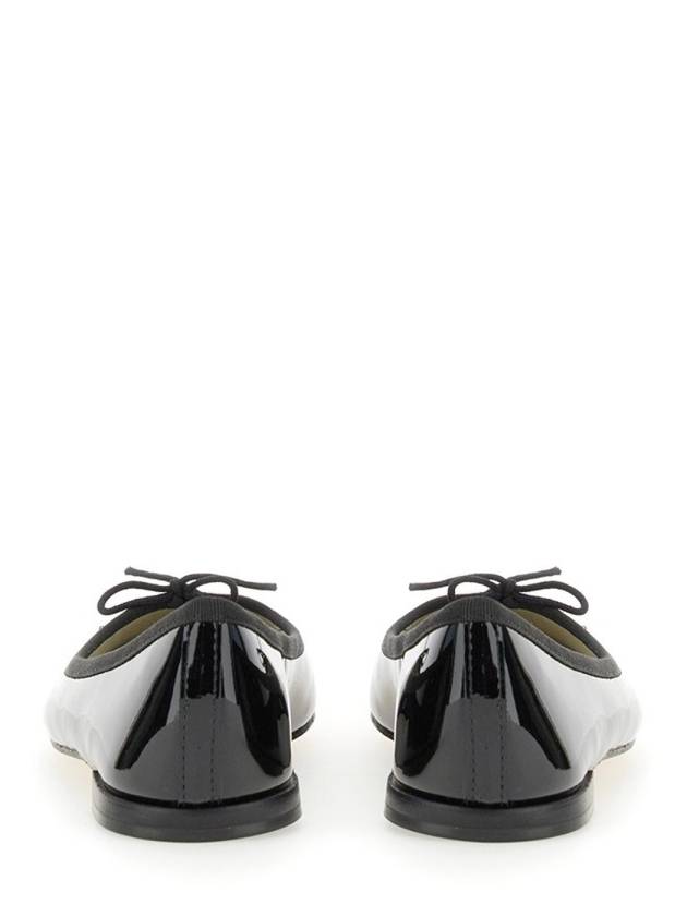 Women's Cendrillon Leather Ballerinas Flat Black - REPETTO - BALAAN 6