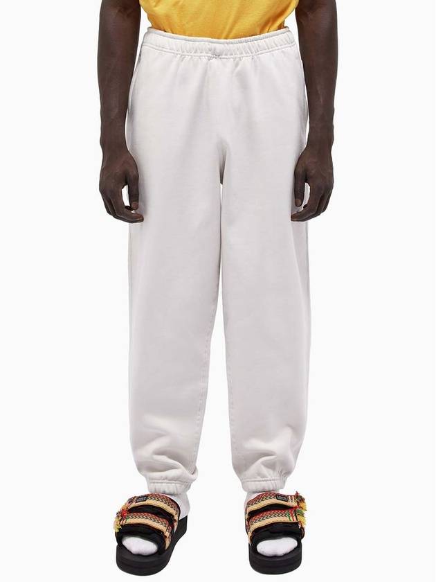 Men's Solo Swoosh Fleece Track Pants White - NIKE - BALAAN 3