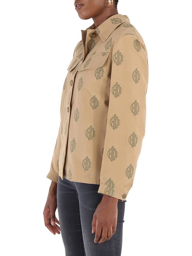 Chloe Ladies Beige Embroidered Shirt Jacket, Brand Size 36 (US Size 2) - CHLOE - BALAAN 3