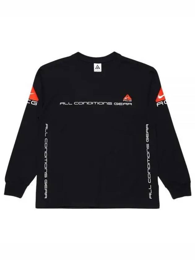 NRG ACG Seasonal Long Sleeve T-Shirt Black - NIKE - BALAAN 2