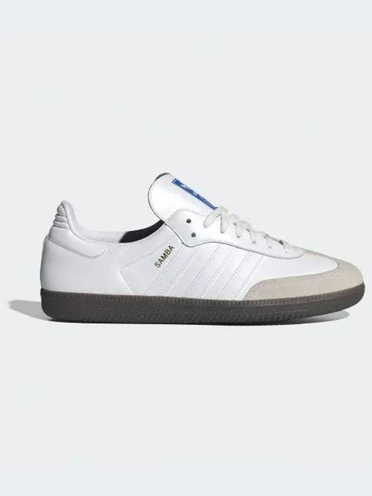 Samba OG Leather Low Top Sneakers Cloud White - ADIDAS - BALAAN 2