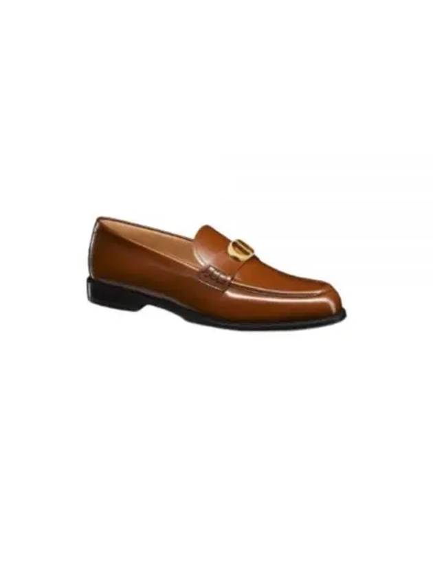 Granville CD Logo Leather Loafers Middle Brown - DIOR - BALAAN 2