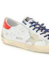 Superstar Metal Logo Leather Low Top Sneakers Red White - GOLDEN GOOSE - BALAAN 5