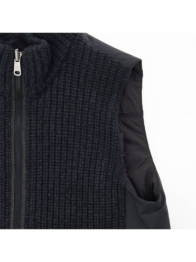 Women's Reversible High Neck Zip-Up Vest Black - BRUNELLO CUCINELLI - BALAAN 8