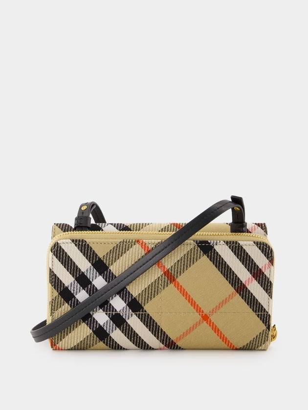 Snip Pouch - Burberry - Synthetic - Beige - BURBERRY - BALAAN 3